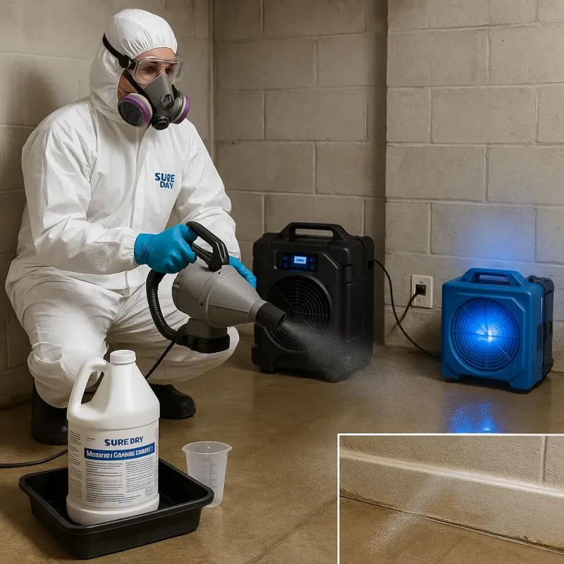 Sanitization and Odor Removal process in Midway, GA